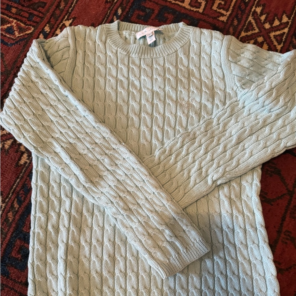 Marie Chantal cable knit cotton sweater Size 12